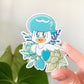 Quaxly Waterproof Die Cut Sticker - 2.4 inch Pokemon Sticker Sarah May Arts