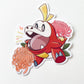 Fuecoco Waterproof Die Cut Sticker - 2.4 in Pokemon Sticker Sarah May Arts