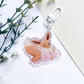 Eevee Acrylic Charm | Pokemon Floral Keychain Sarah May Arts