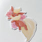 Flareon Waterproof Die Cut Sticker - 2.8 in Pokemon Sticker Sarah May Arts