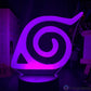 Naruto Konoha Logo Lamp Holograbme