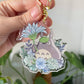 Forest Spirit Acrylic Charm | Anime Floral Keychain Sarah May Arts