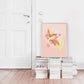 Flareon Print | Fine Line Pokemon Eeveelution Floral Art Sarah May Arts