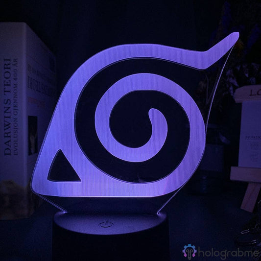 Naruto Konoha Logo Lamp Holograbme