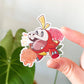 Fuecoco Waterproof Die Cut Sticker - 2.4 in Pokemon Sticker Sarah May Arts