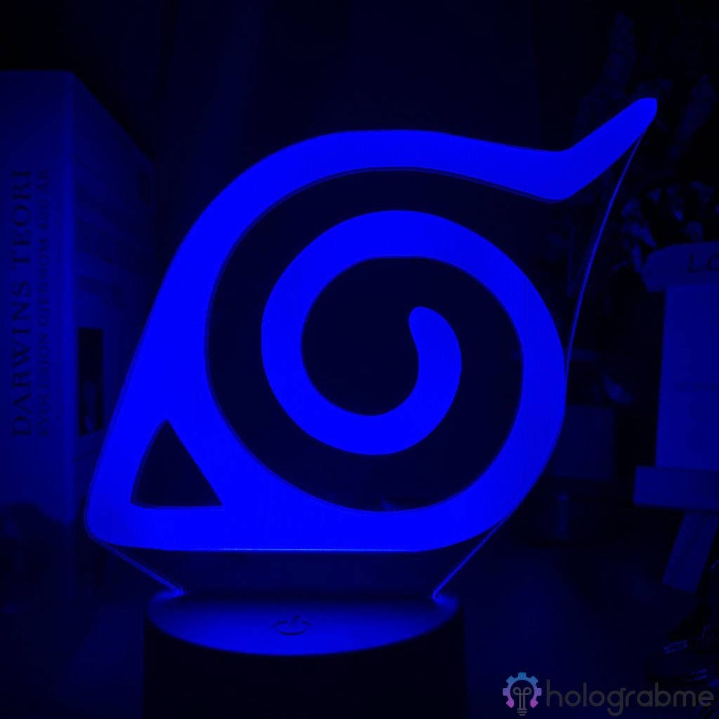 Naruto Konoha Logo Lamp Holograbme