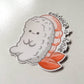 Existential Sushi Vinyl Waterproof Die Cut Sticker Sarah May Arts