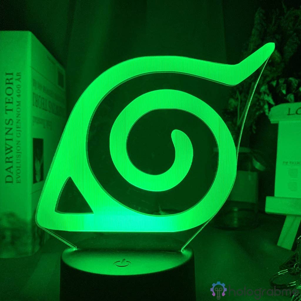 Naruto Konoha Logo Lamp Holograbme