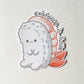 Existential Sushi Vinyl Waterproof Die Cut Sticker Sarah May Arts